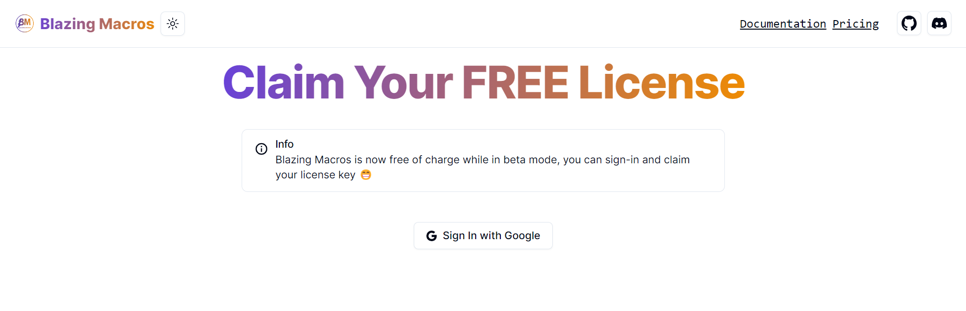 Claim License Image