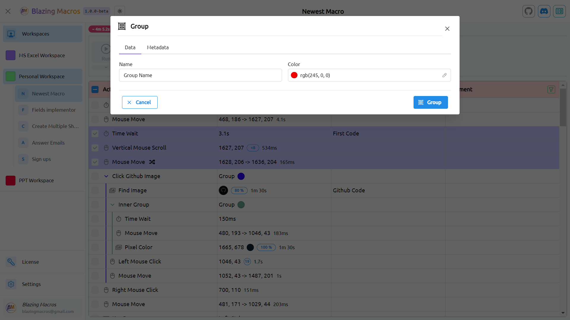 Group Data Image