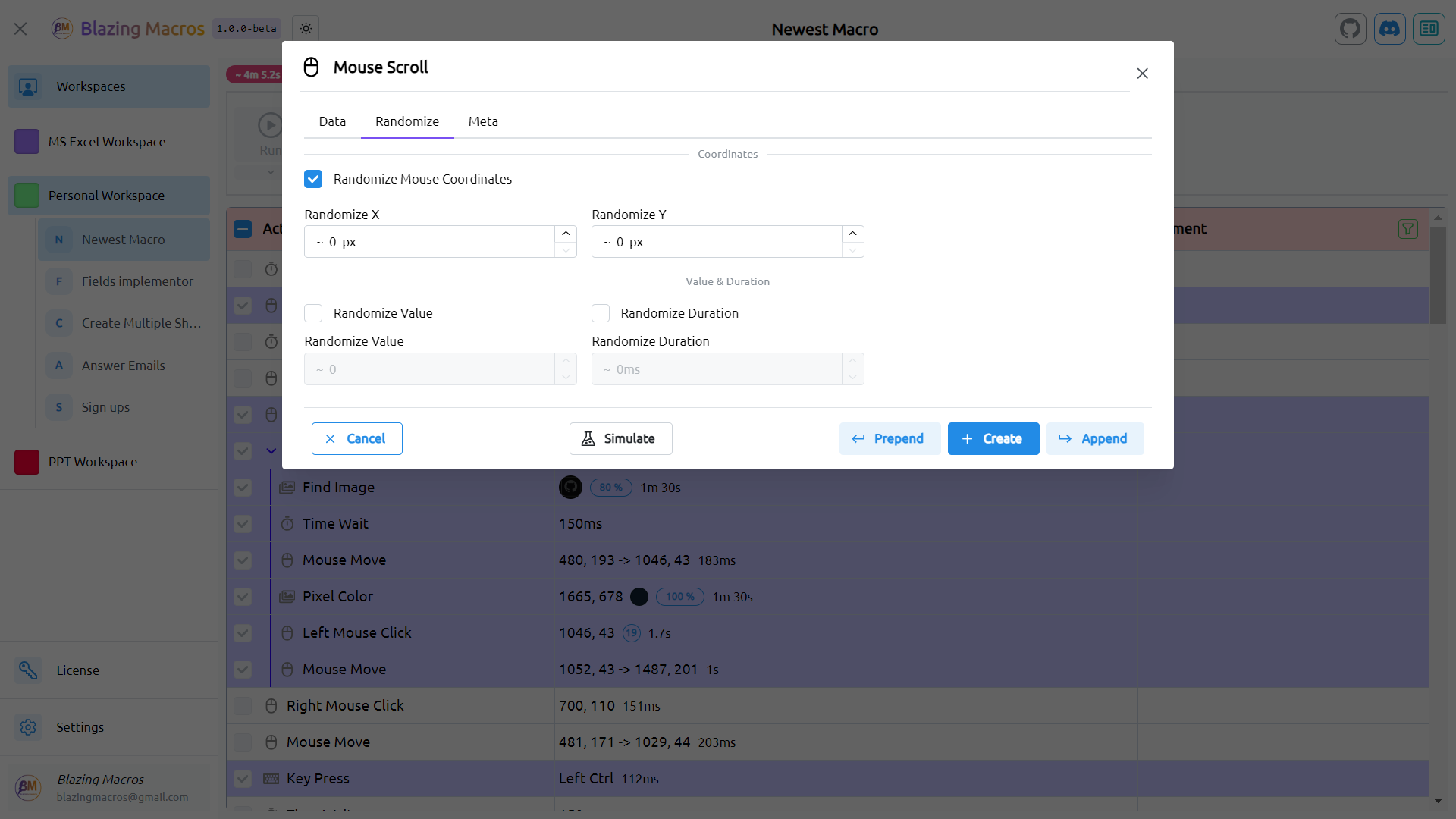 Mouse Scroll Randomize Image